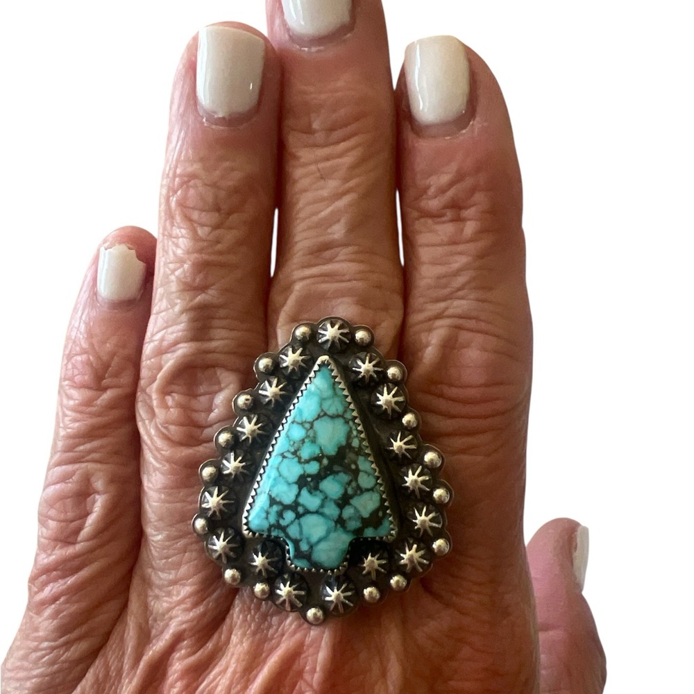 Turquoise Arrowhead Ring - image 1